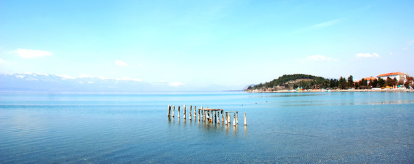 Lake Ohrid, Macedonia - obrazy, fototapety, plakaty