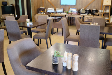 Interior of restaurant