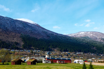 Fototapeta na wymiar norvegian village