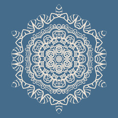 Outlined Mandala Background for greeting card, Brochure, Card or