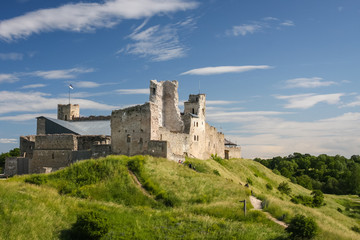 Fototapeta na wymiar Ruins of the medieval castle of Rakvere, Estonia