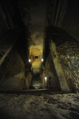 The underground Columbarium caves in Beit Govrin, Israel