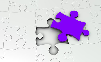 Fototapeta premium Jigsaw Puzzle