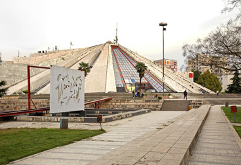 Pyramid in Tirana. Architecture. Albania