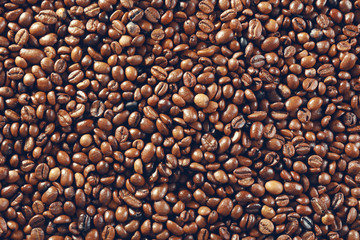 Coffee beans background