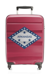 Suitcase with US state flag series - Arkansas
