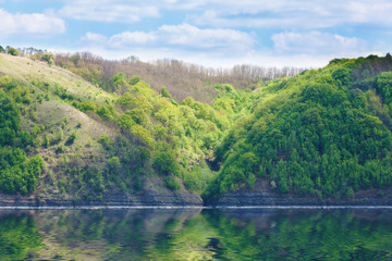 Obraz premium Dniester river in Bakota