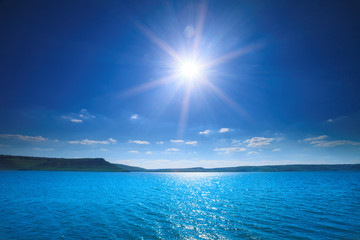 Obraz premium River Dniestr in Bakota