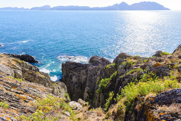 ocean landscape view from the shore