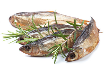 Smoked or dried fish