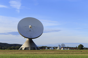 A satellite dish in Bavaria Germany