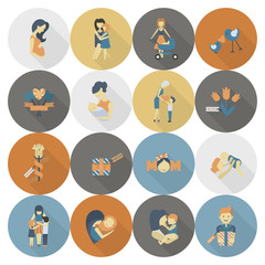 Happy Mothers Day Icons