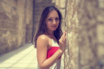 Naklejka premium Woman Portrait