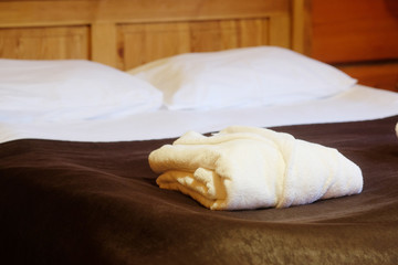 interior bedroom in the hotel