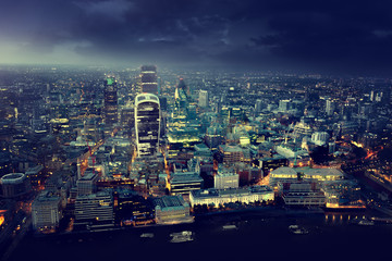 Fototapeta premium City of London At Sunset