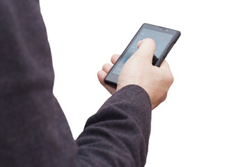 Mobile phone in hand