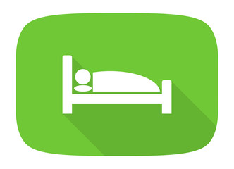 hotel flat design modern icon