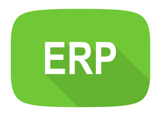 erp flat design modern icon