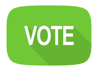 vote flat design modern icon