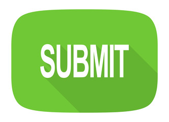 submit flat design modern icon