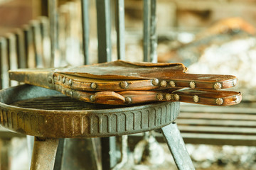Fireplace bellows.