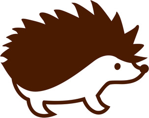 Hedgehog cartoon style