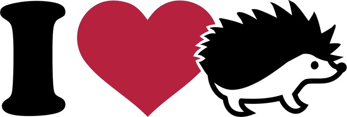 I love Hedgehog icon © Miceking