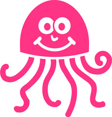 Cute pink Jellyfish