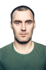 Fototapeta premium Portrait of an attractive young man