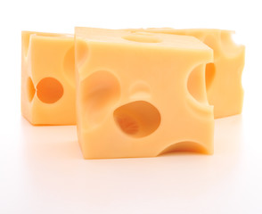 cheese isolated on white background cutout