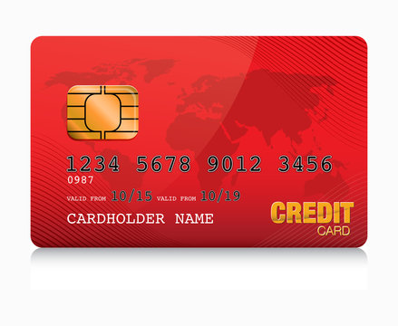 red  credit card