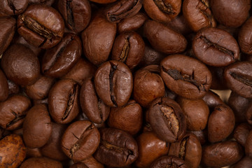 roasted coffee Macro