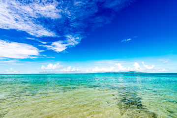Sea, coast, landscape. Okinawa, Japan, Asia.