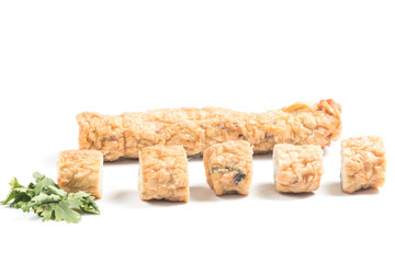 Jock shell crab isolate on white
