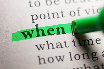 when