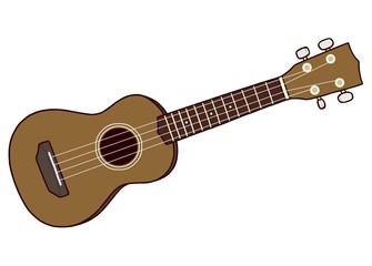Ukulele is a small music Instrument.It has 4 strings. - 91531987