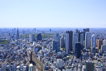 新宿上空／空撮