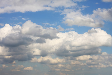 Fototapeta na wymiar blue sky background with white clouds 