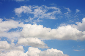 blue sky background with white clouds 