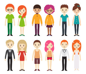 Collection of different men and women