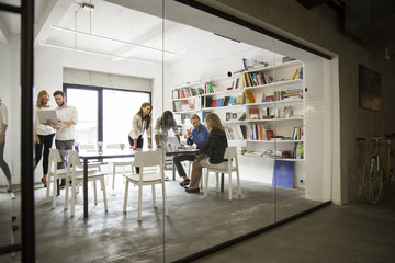 Young people in the office