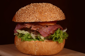 One big burger