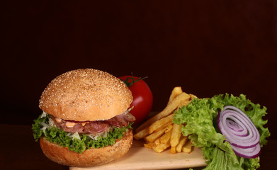 One big tasty burger
