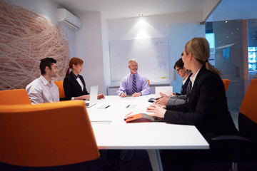 business people group on meeting