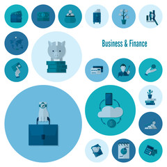 Business and Finance Icon Set