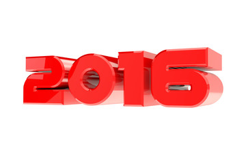 Happy new year 2016 design on white background