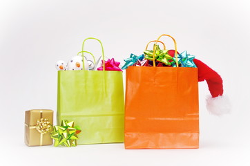 christmas shopping bag