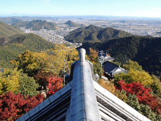 岐阜城からの眺望（秋）