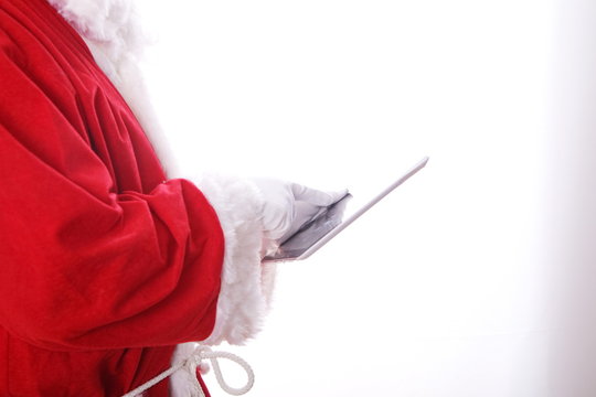 santa claus digital tablet computer