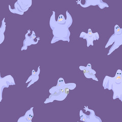 ridiculous and funny ghosts on Halloween